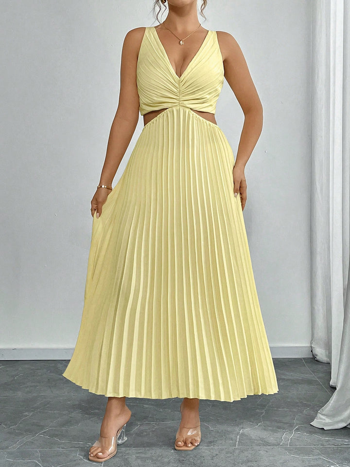 Rochie maxi SHEIN, galben