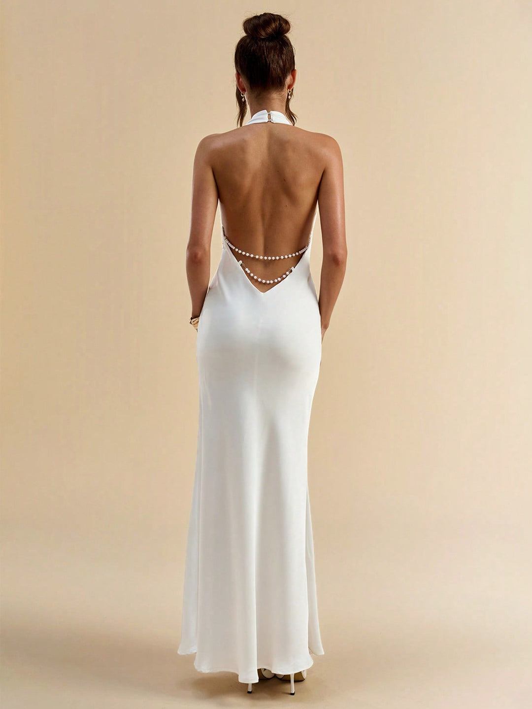 Rochie maxi SHEIN, alb