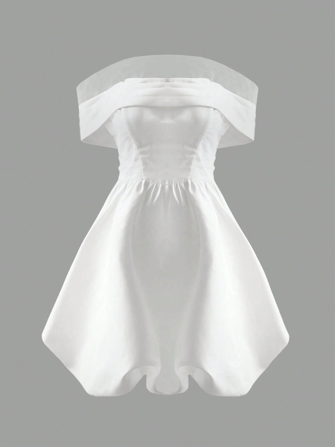 Rochie mini SHEIN, alb