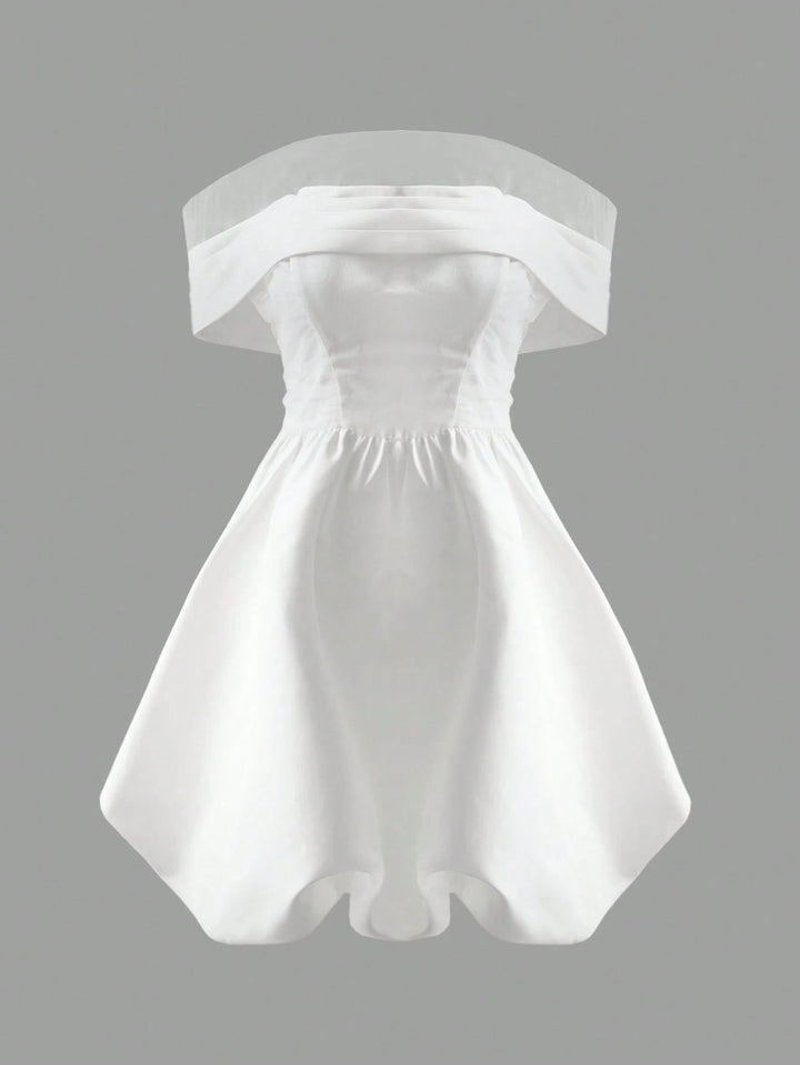 Rochie mini SHEIN, alb