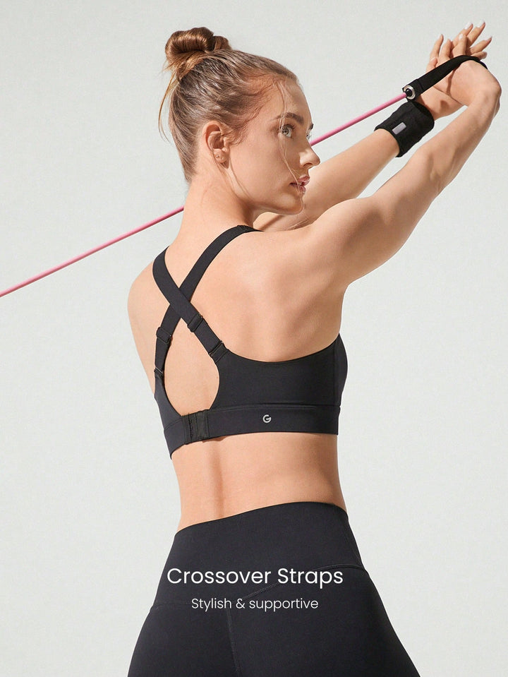 Bustieră sport SHEIN, negru