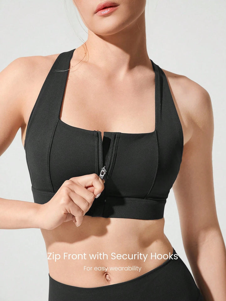 Bustieră sport SHEIN, negru