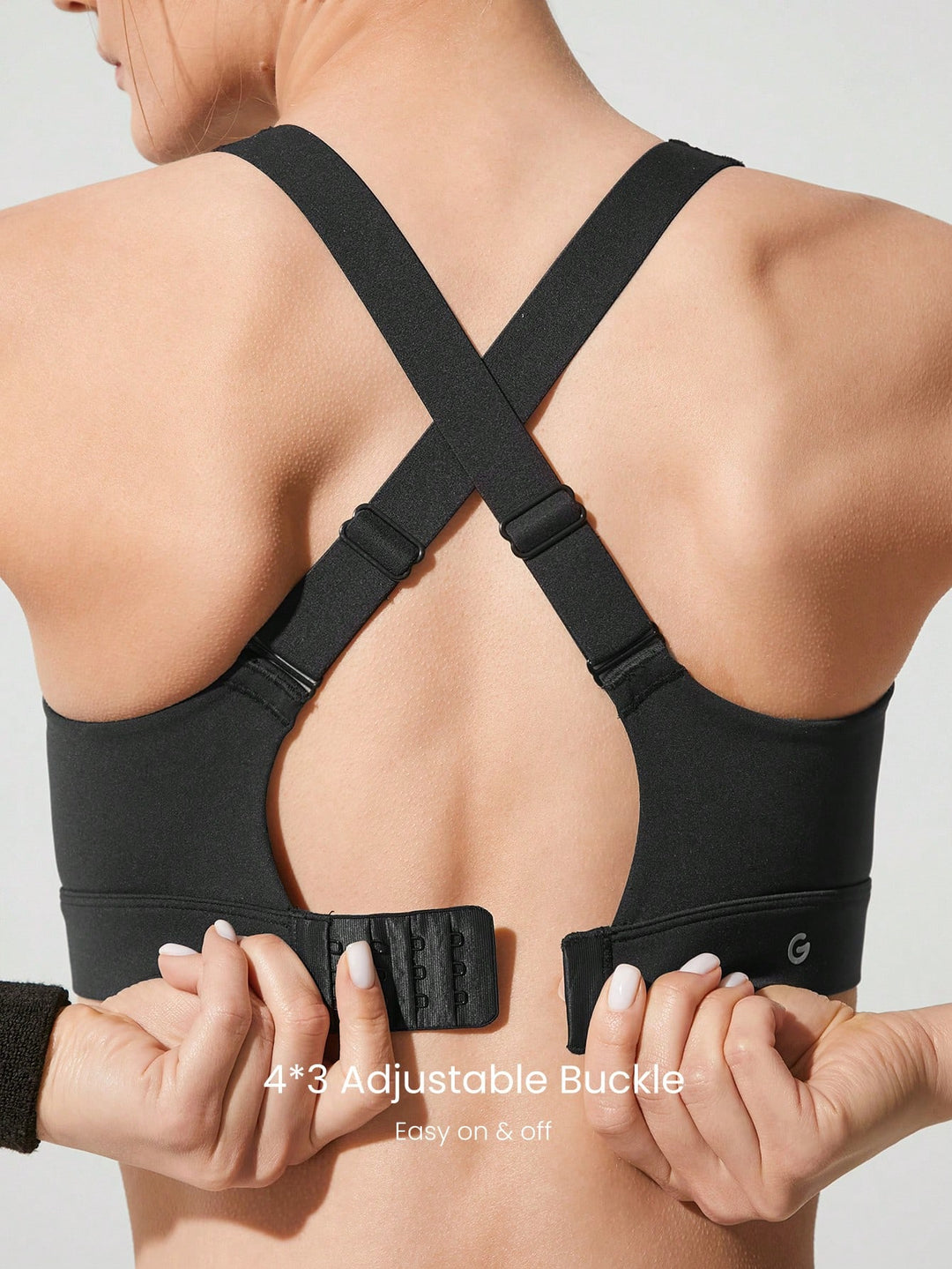 Bustieră sport SHEIN, negru
