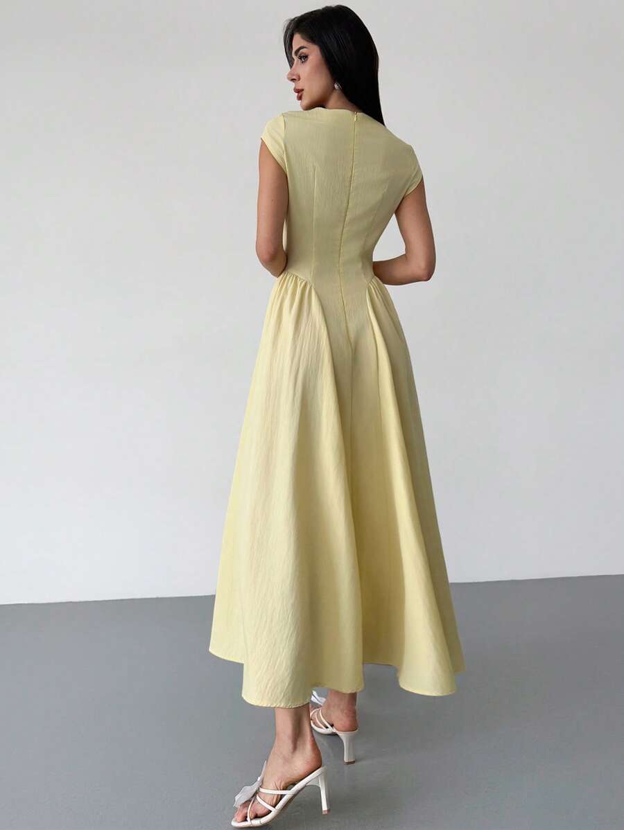 Rochie maxi SHEIN, galben