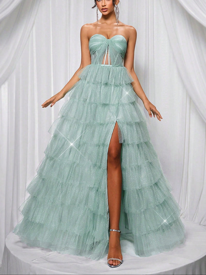 Rochie de ocazie SHEIN, verde