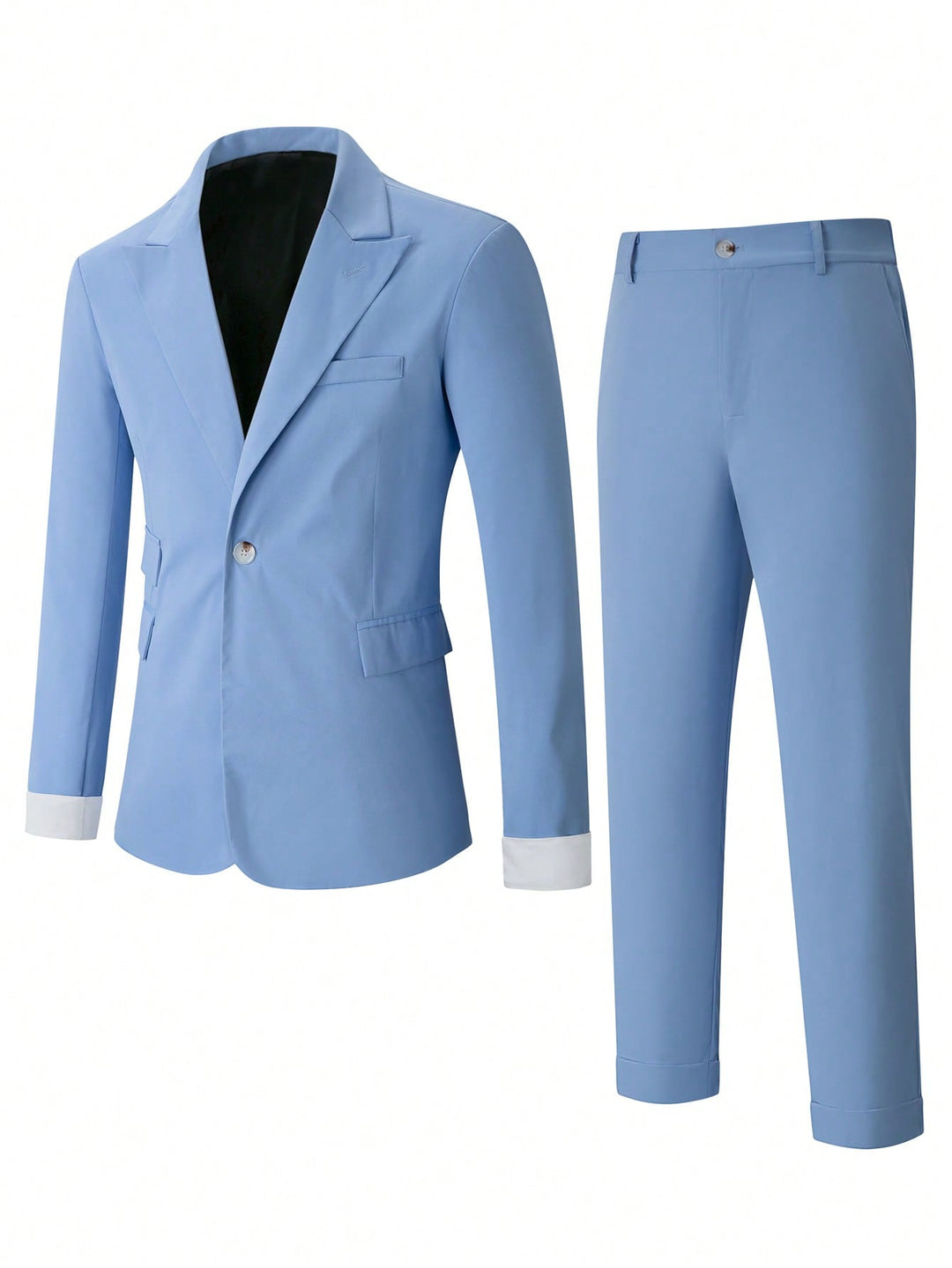 Costum SHEIN, albastru