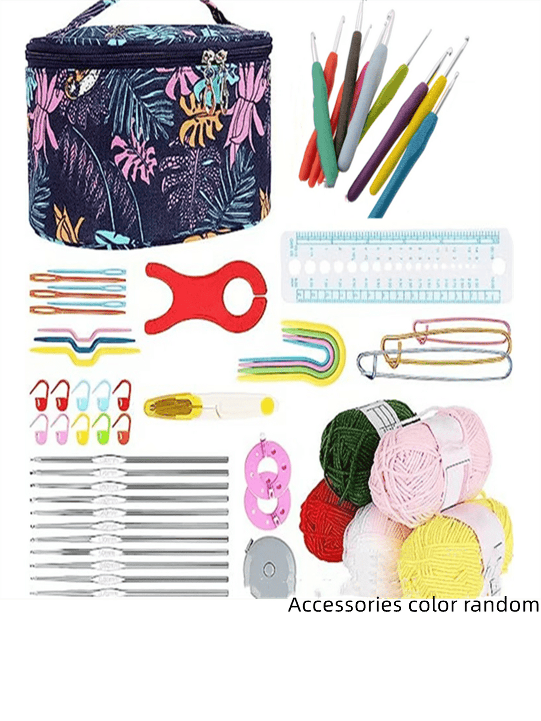 Kit croșetat SHEIN, mix culori