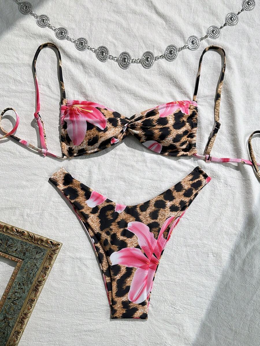 Costum de baie SHEIN, mix culori