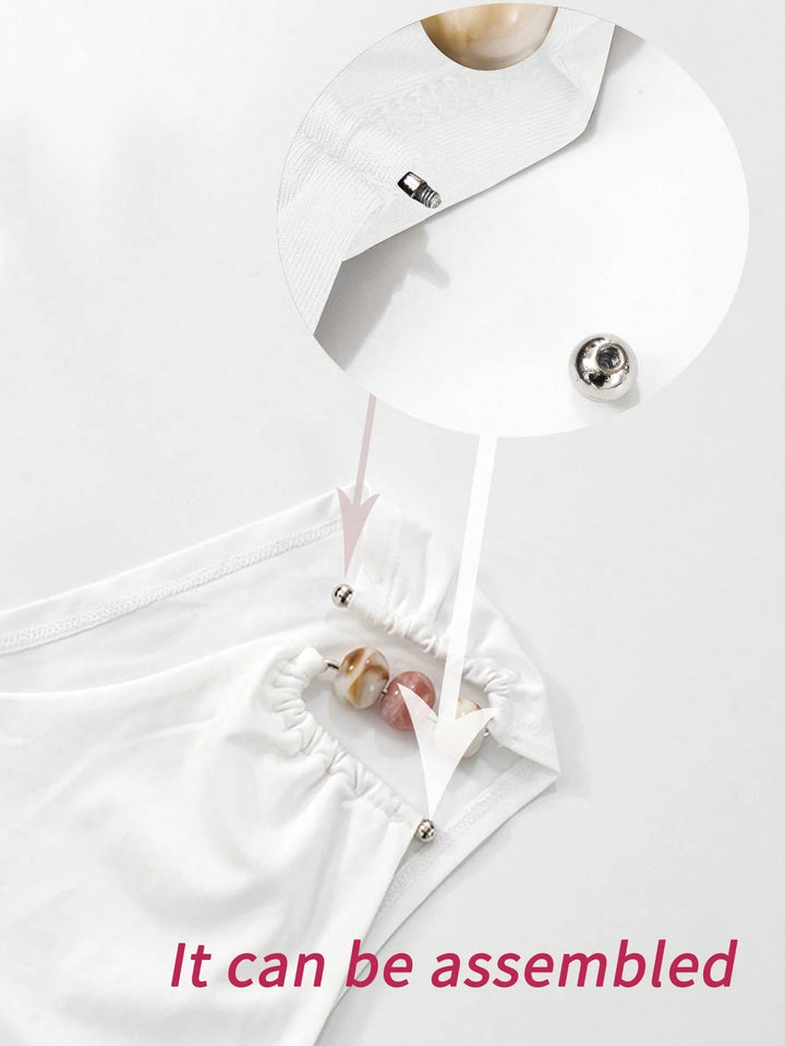 Top SHEIN, alb