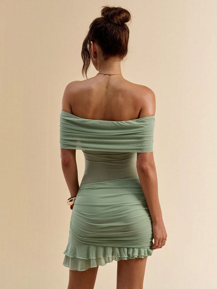 Rochie mini SHEIN, verde