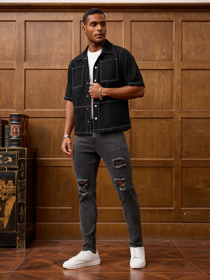Jeans SHEIN, gri