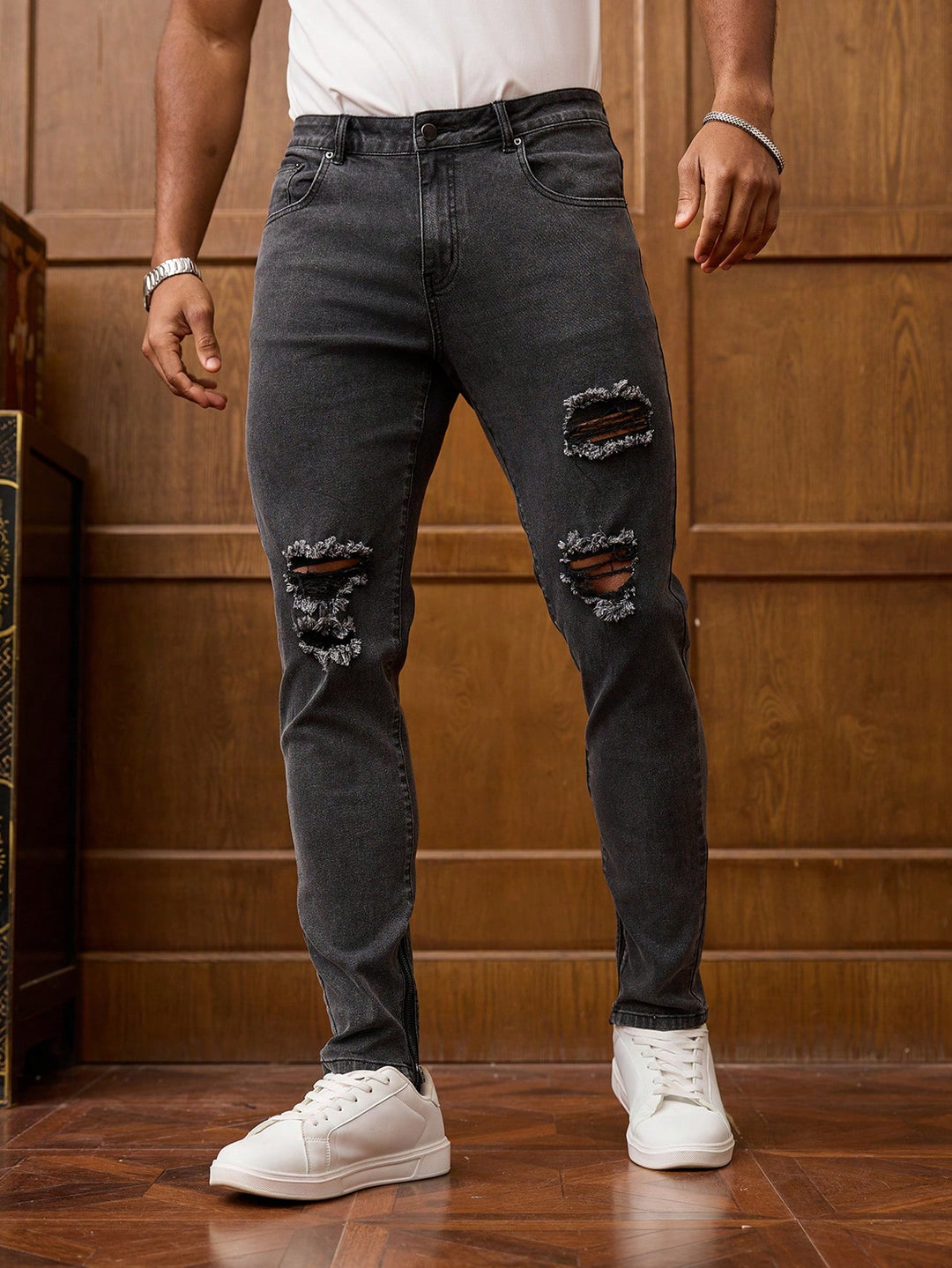 Jeans SHEIN, gri