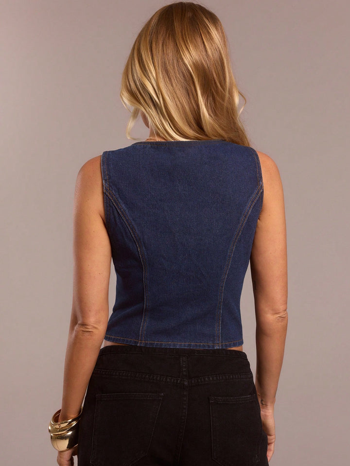Top SHEIN, albastru