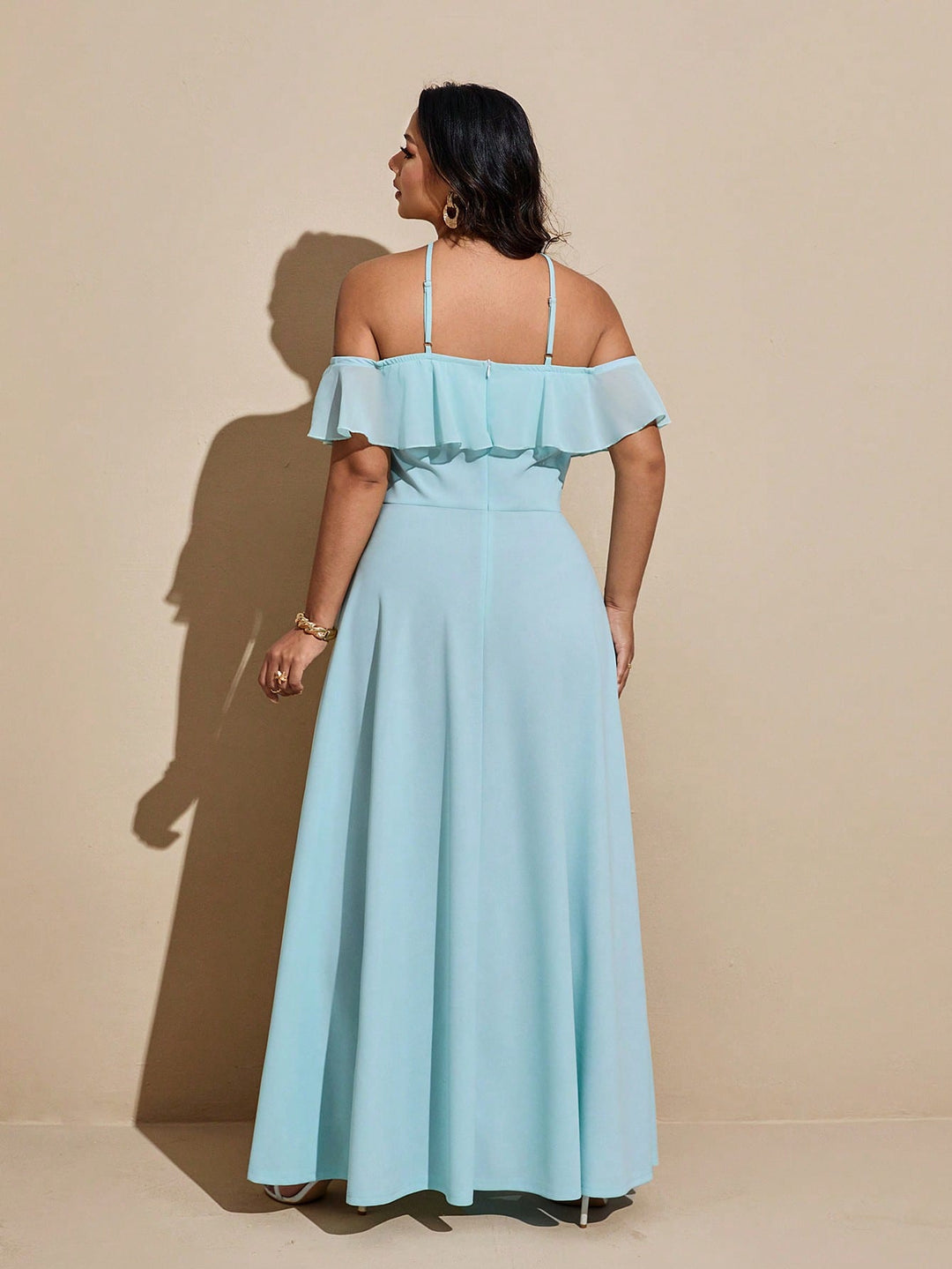 Rochie maxi SHEIN, albastru