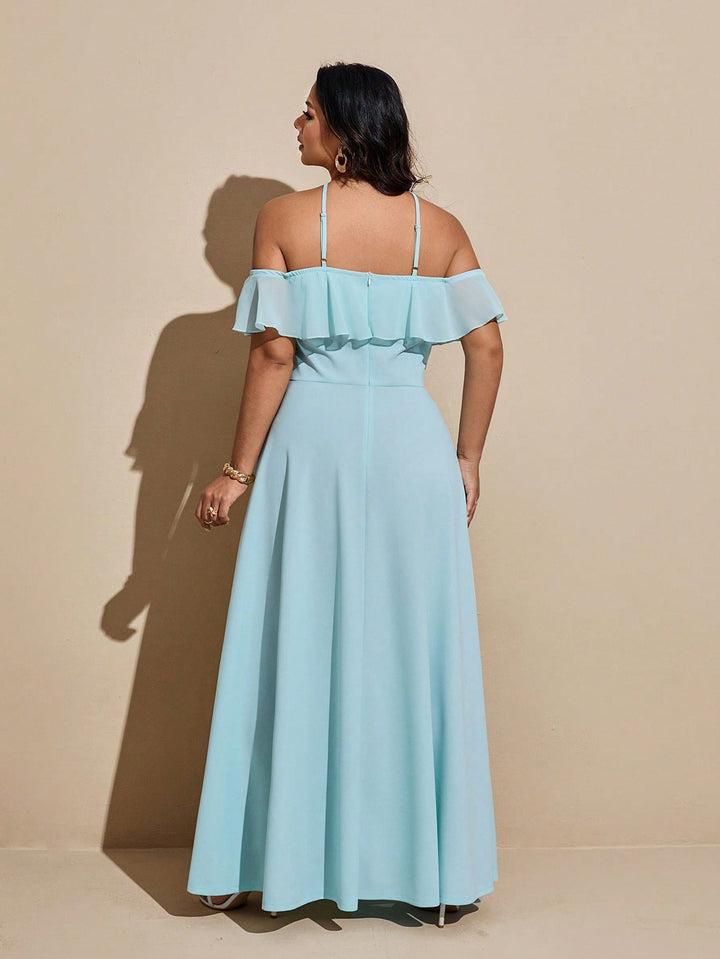 Rochie maxi SHEIN, albastru