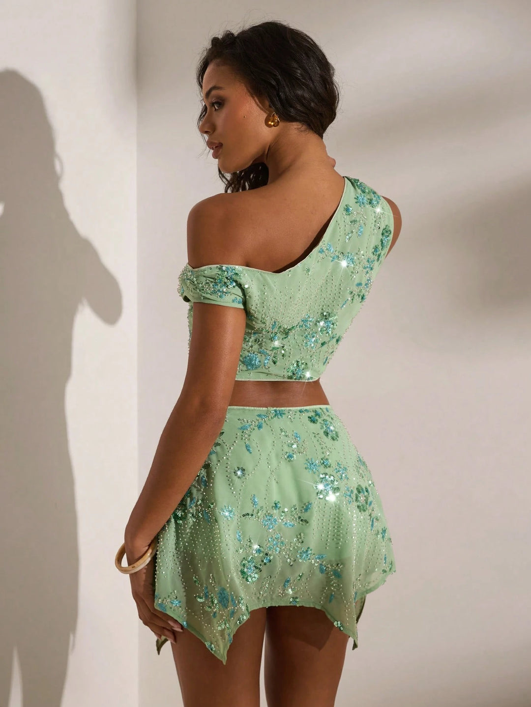 Top SHEIN, verde