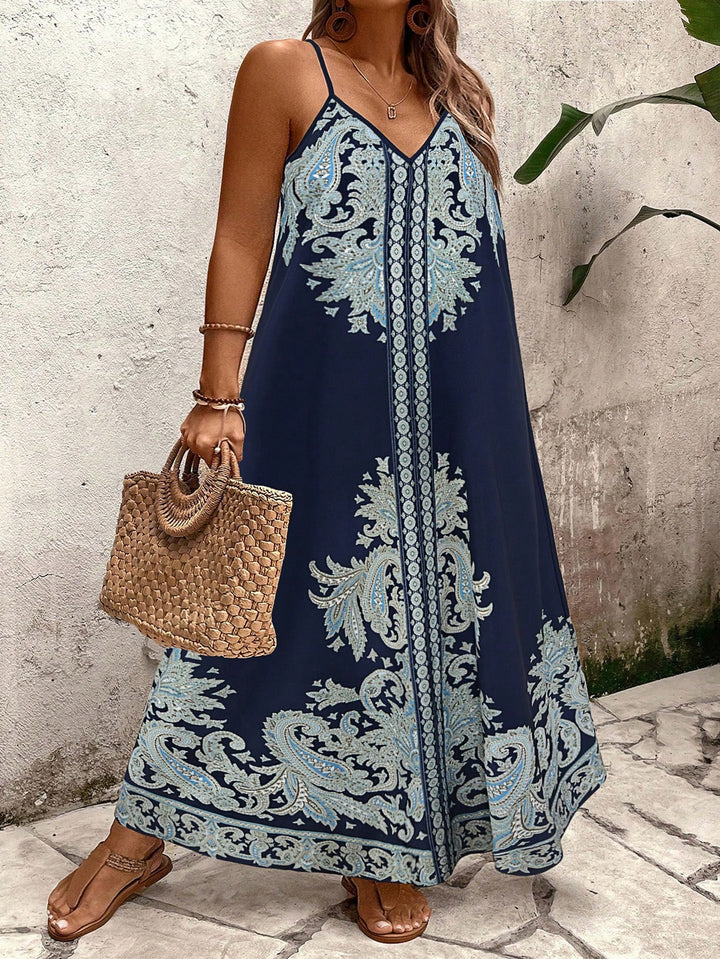 Rochie maxi SHEIN, albastru