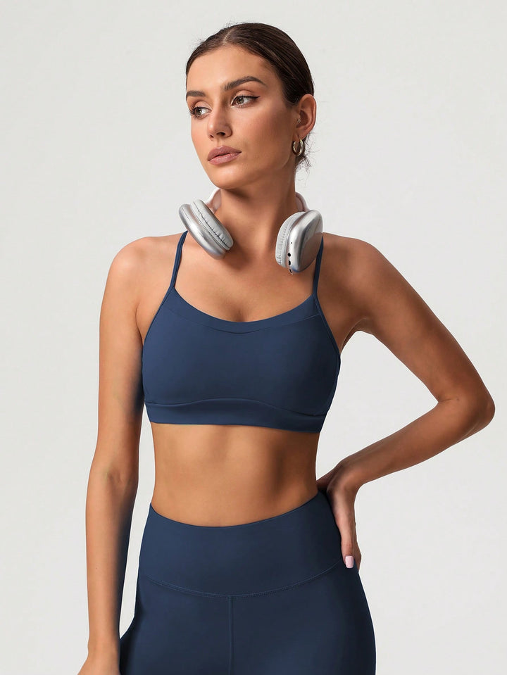 Bustieră sport SHEIN, albastru