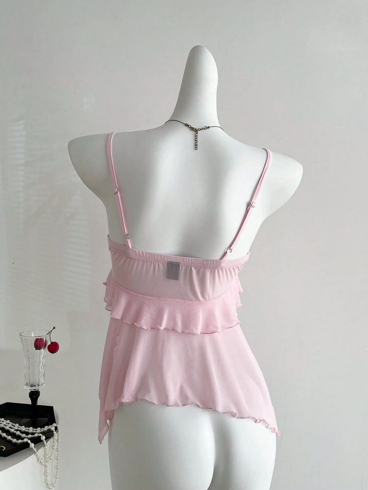 Top SHEIN, rózsaszín