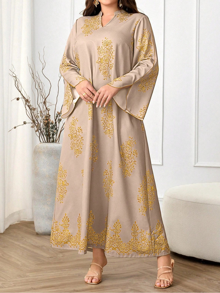 Rochie maxi SHEIN, maro