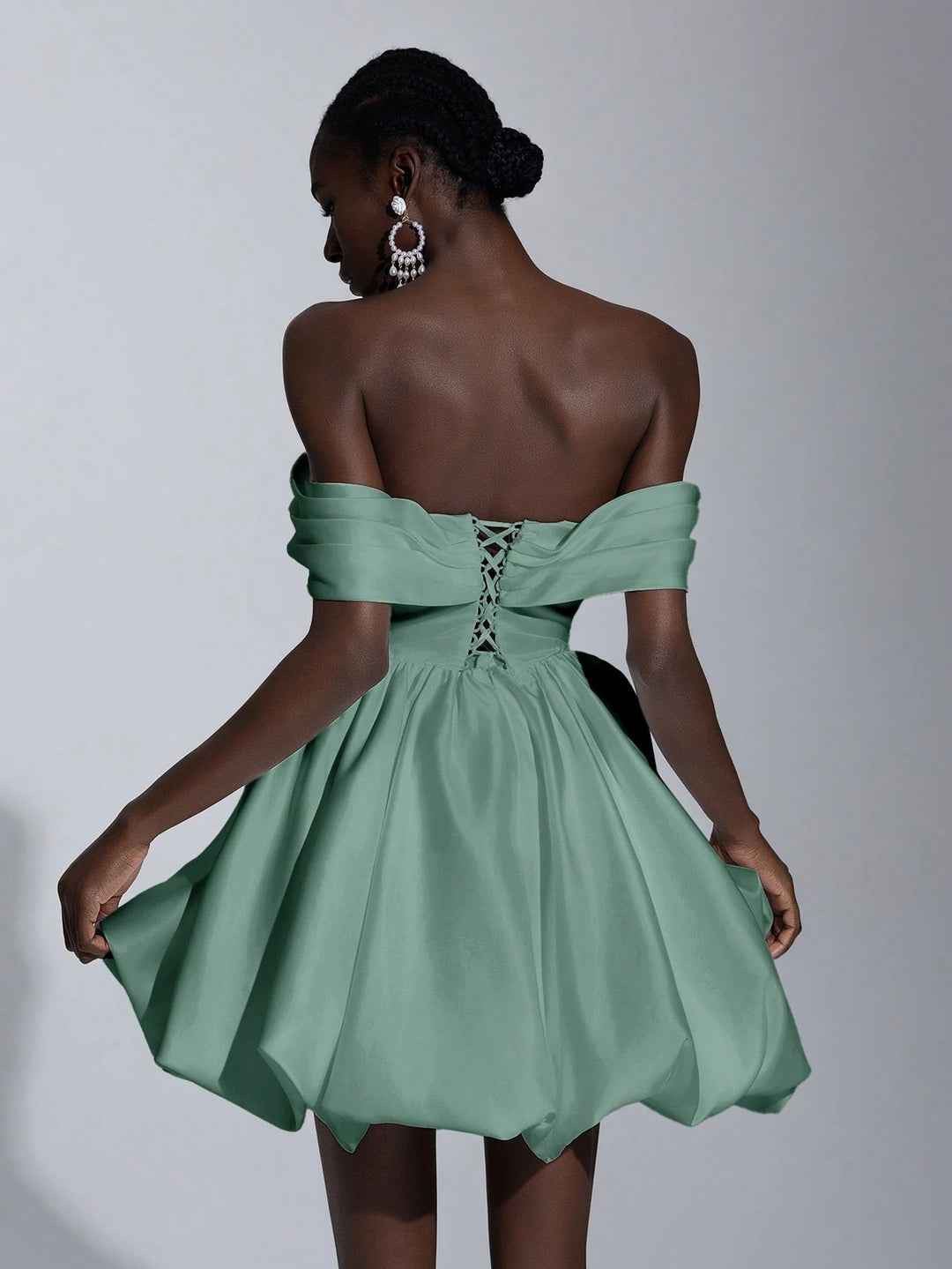 Rochie mini SHEIN, verde