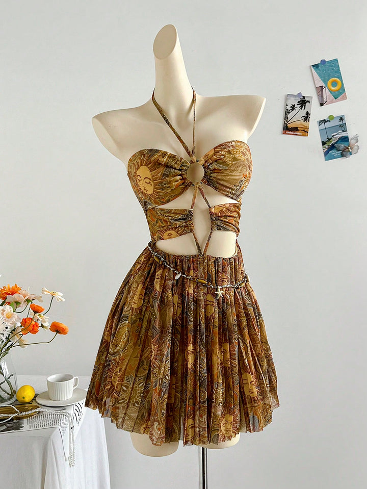 Rochie tip salopetă SHEIN, mix culori