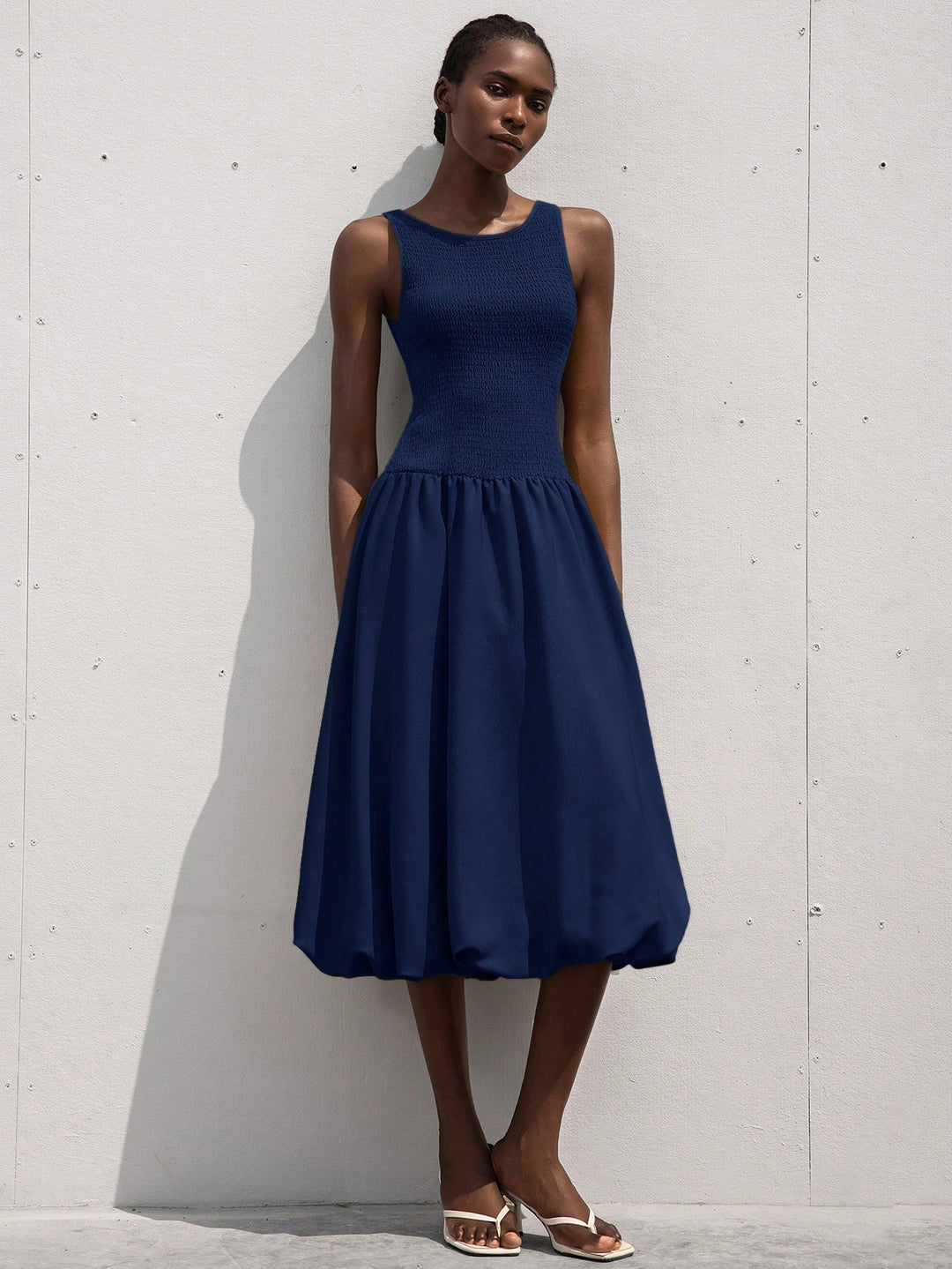 Rochie midi SHEIN, albastru