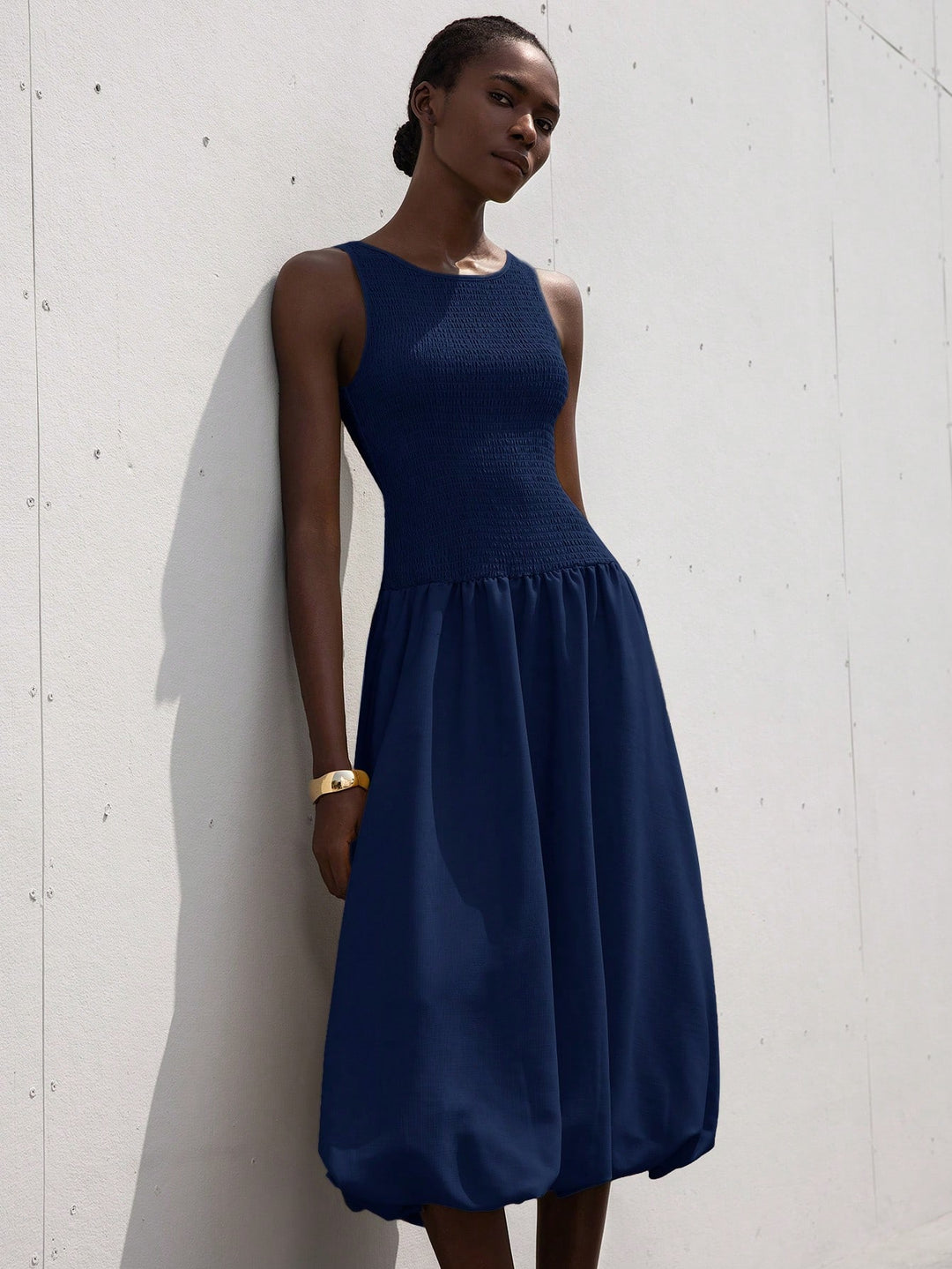 Rochie midi SHEIN, albastru