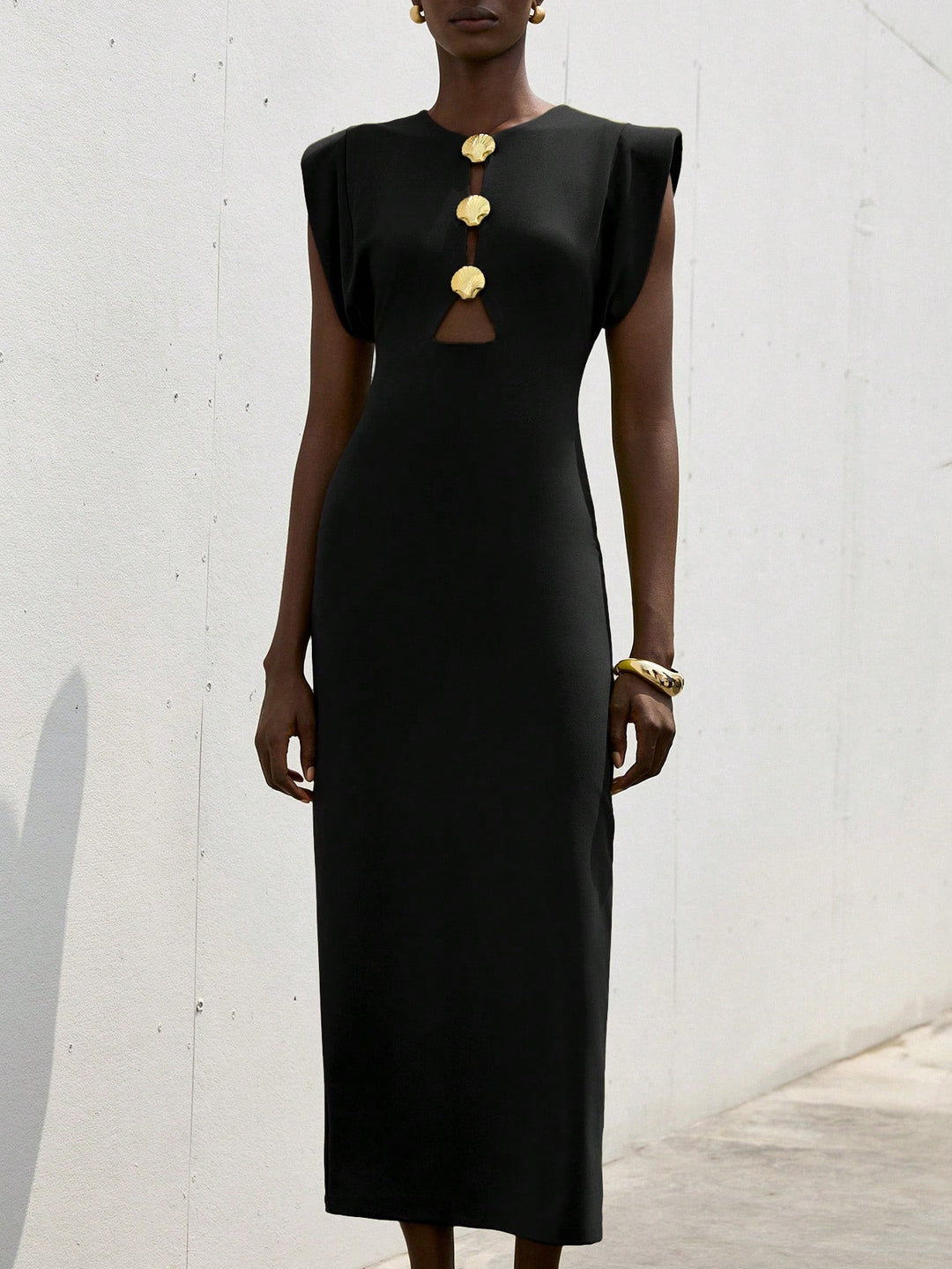 Rochie maxi SHEIN, negru