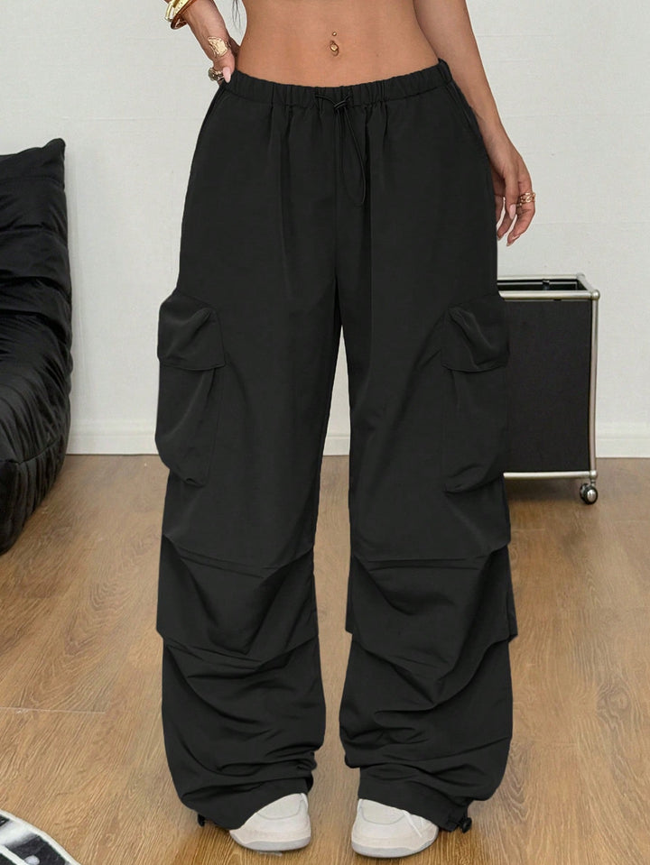 Pantaloni SHEIN, negru