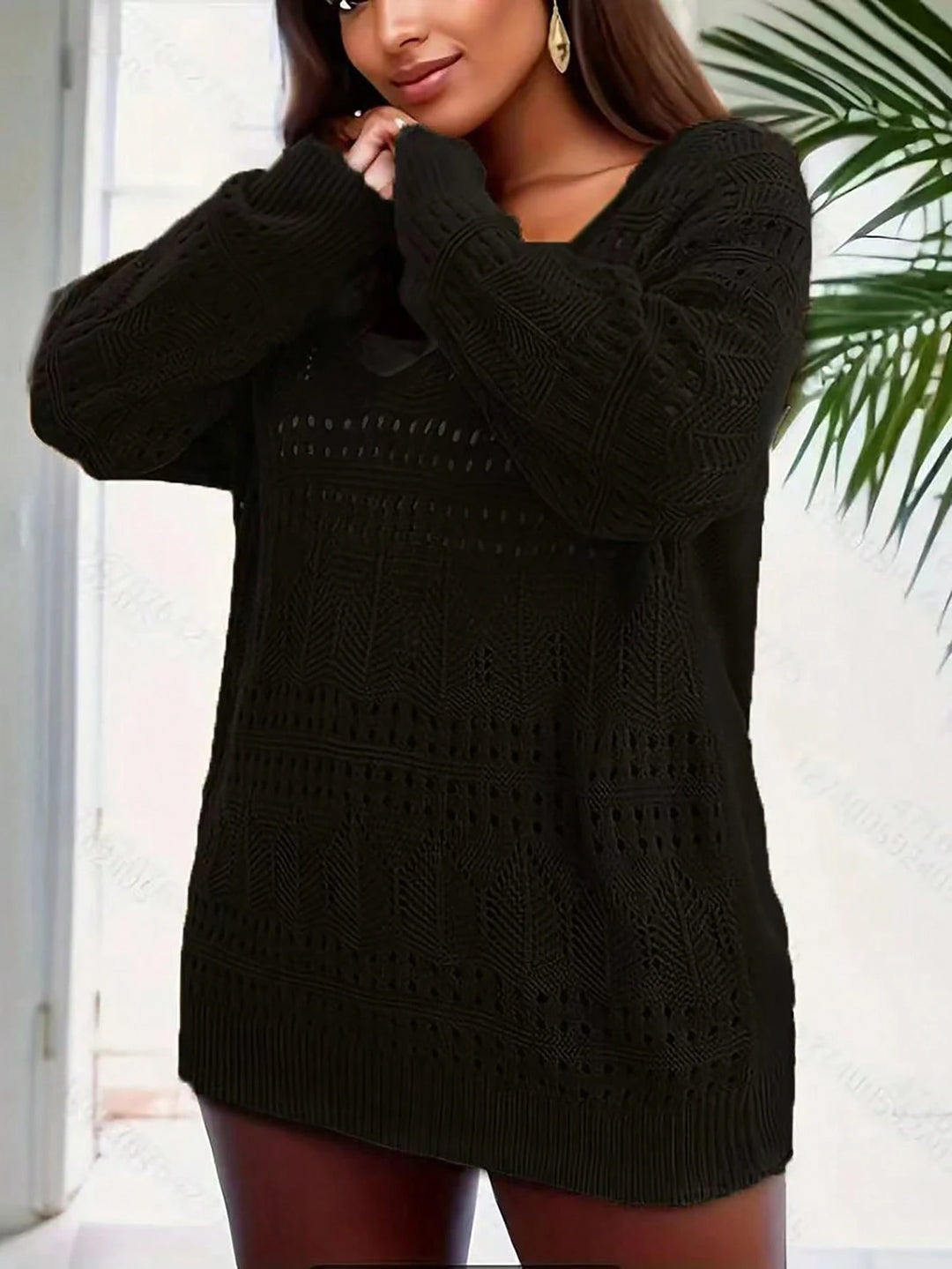 Pulover SHEIN, negru