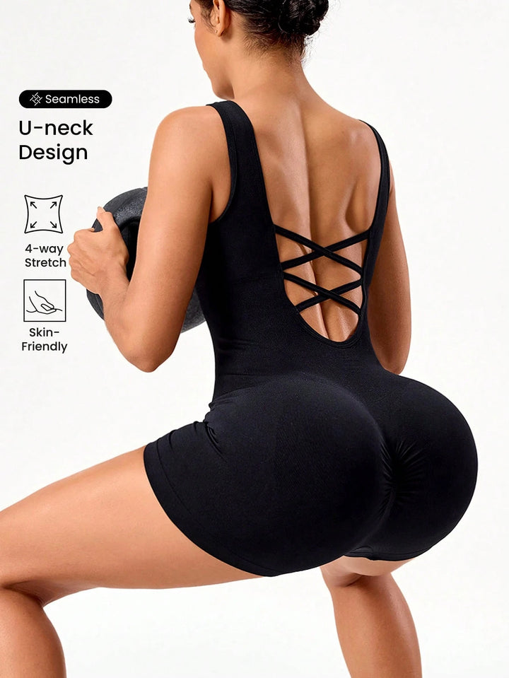 Salopetă sport SHEIN, negru