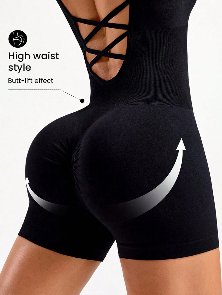 Salopetă sport SHEIN, negru