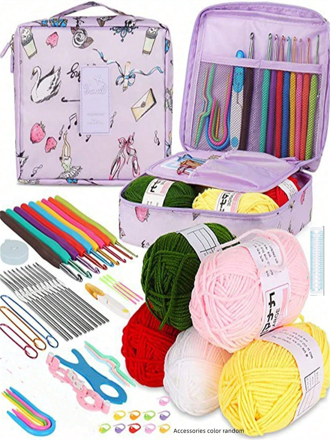 Kit croșetat SHEIN, mix culori