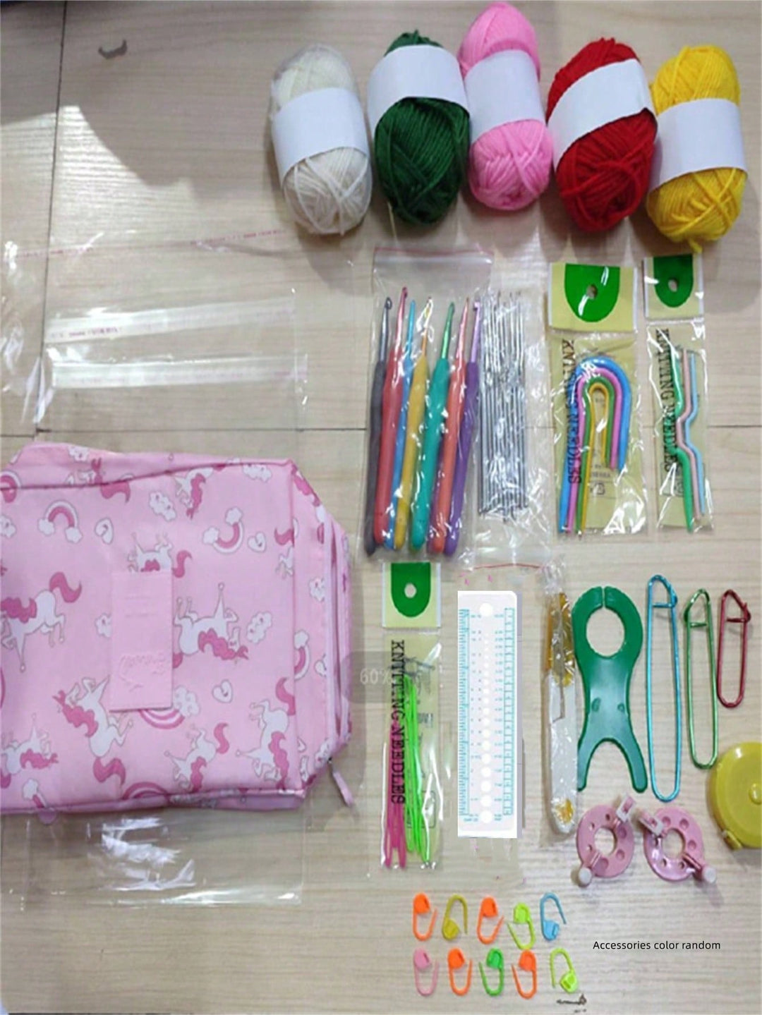 Kit croșetat SHEIN, mix culori