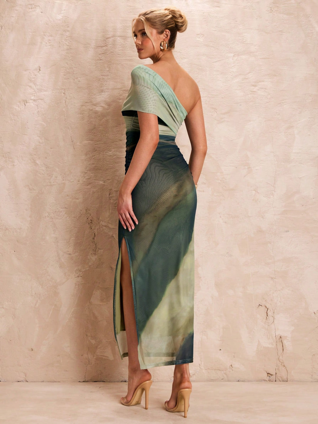 Rochie maxi SHEIN, verde