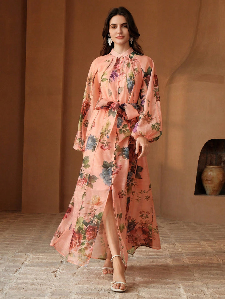 Rochie maxi SHEIN, roz