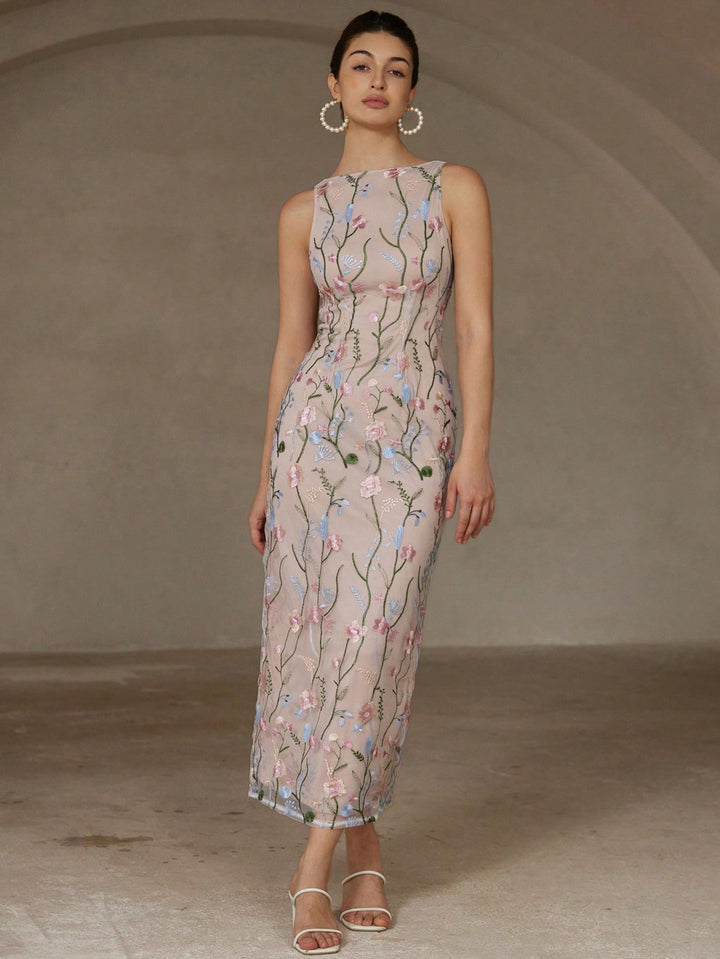 Rochie maxi SHEIN, mix culori