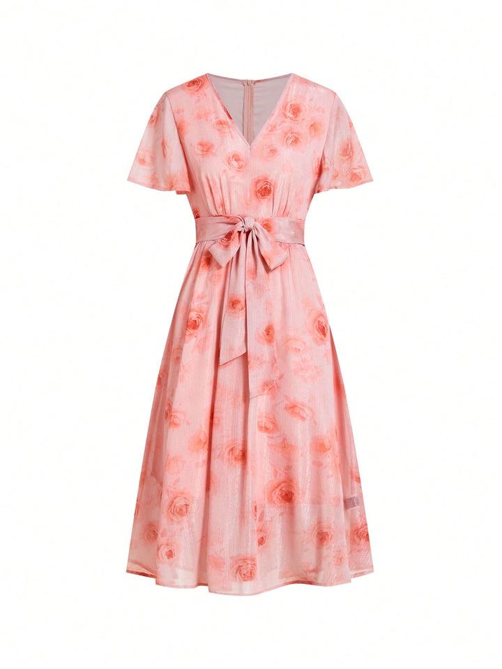 Rochie midi SHEIN, mix culori