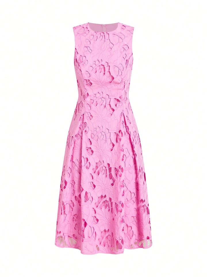 Rochie midi Shein, roz