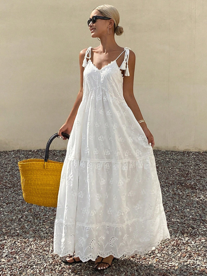 Rochie maxi SHEIN, alb