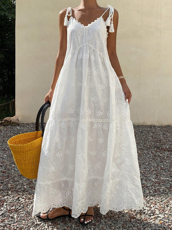 Rochie maxi SHEIN, alb