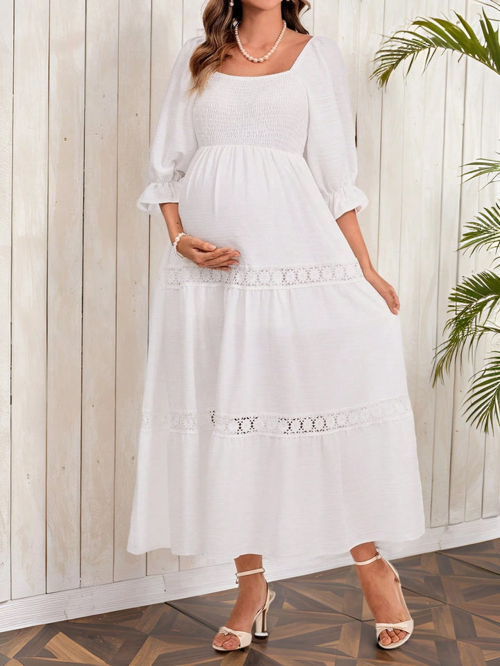 Rochie midi Shein, alb