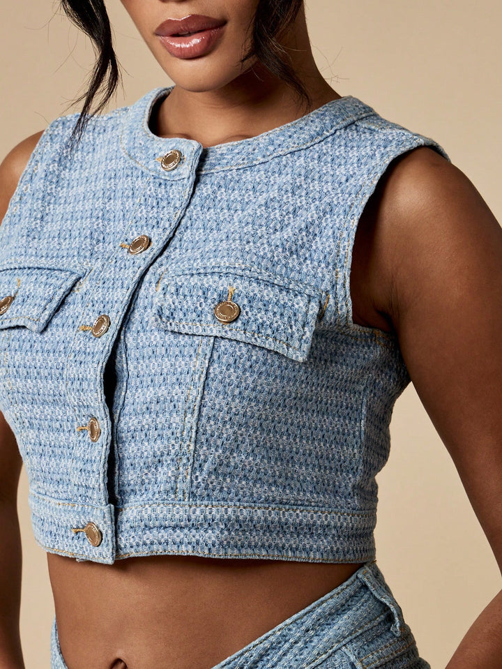 Top SHEIN, albastru