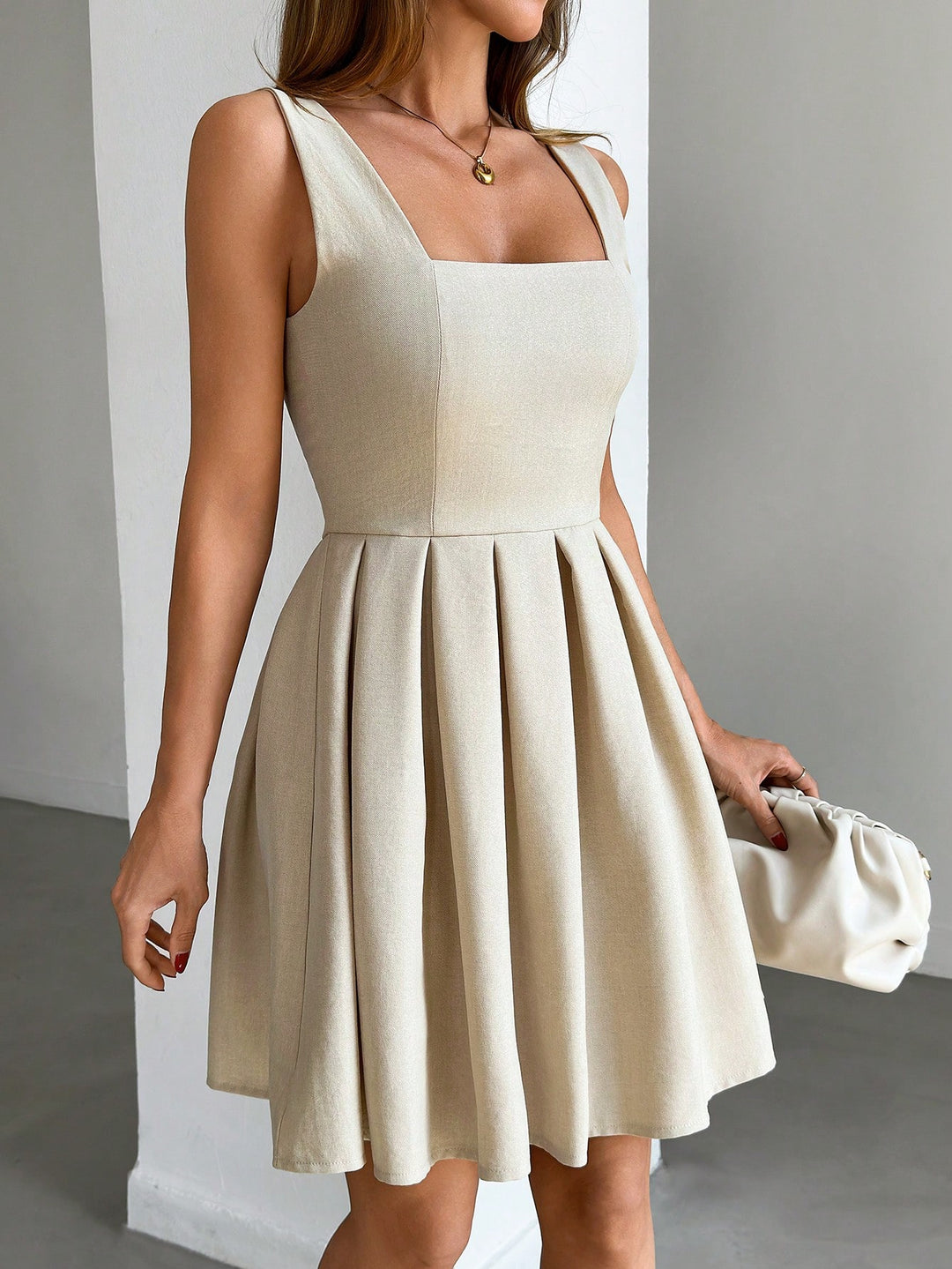 Rochie mini Shein, bej