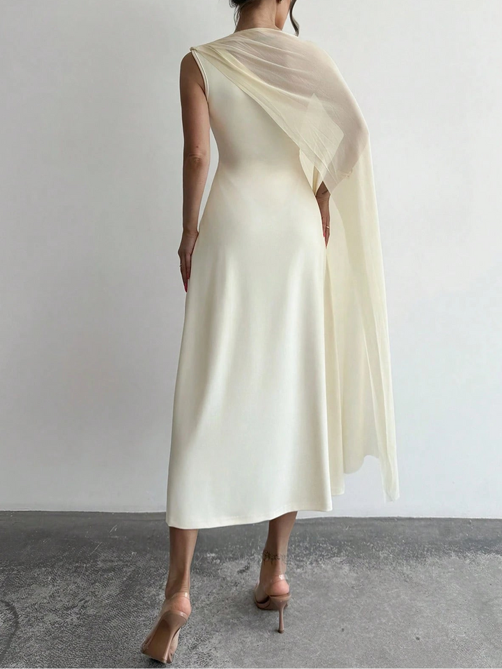 Rochie midi Shein, crem