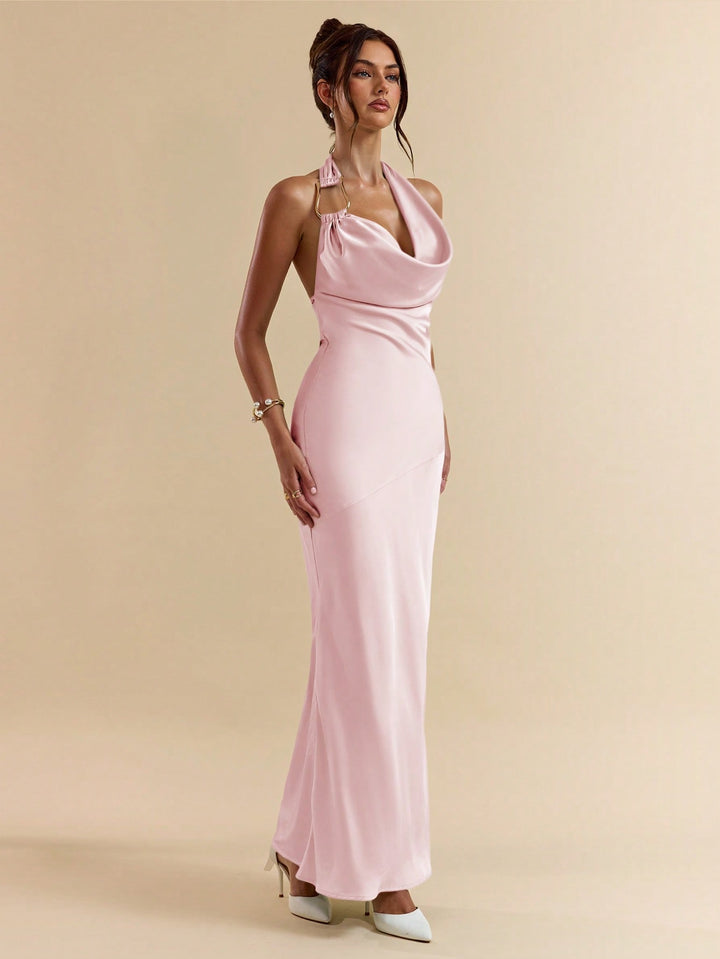 Rochie maxi SHEIN, roz