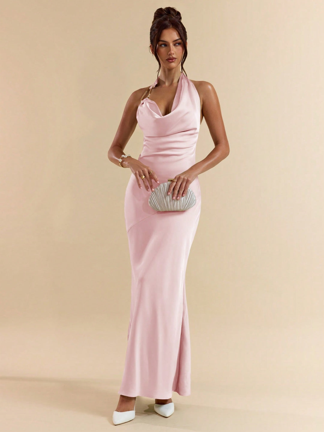 Rochie maxi SHEIN, roz