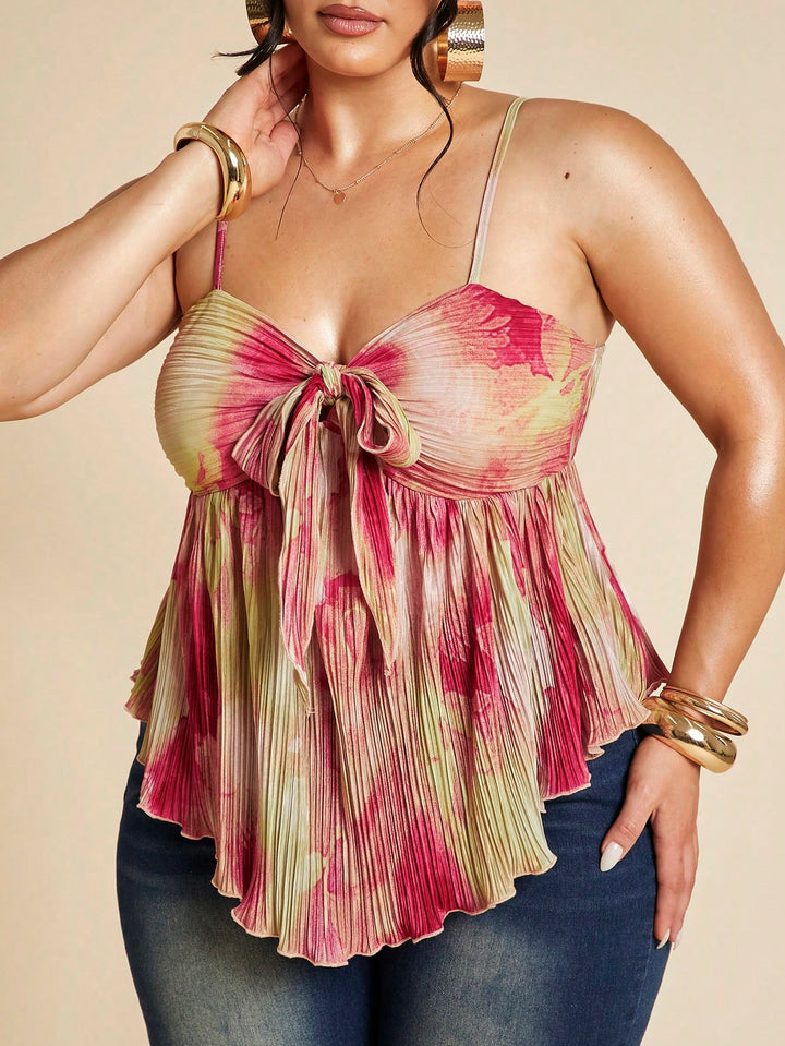 Top Shein Curve+, mix culori
