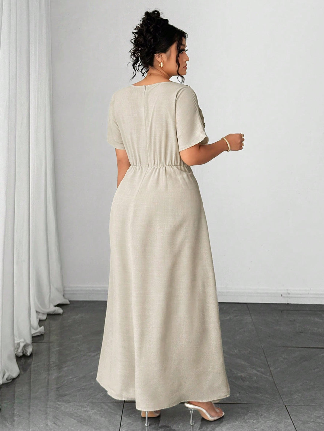 Rochie SHEIN, kaki